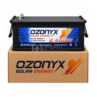 Bater�a para Instalaciones Fotovoltaicas 205Ah | Ozonyx OZX205.AS